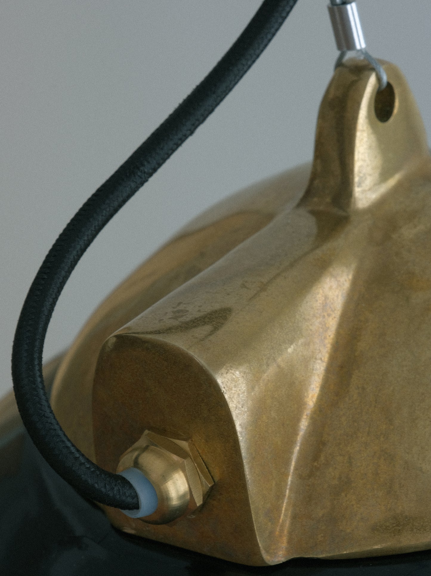 Black Enamel Pendant Light