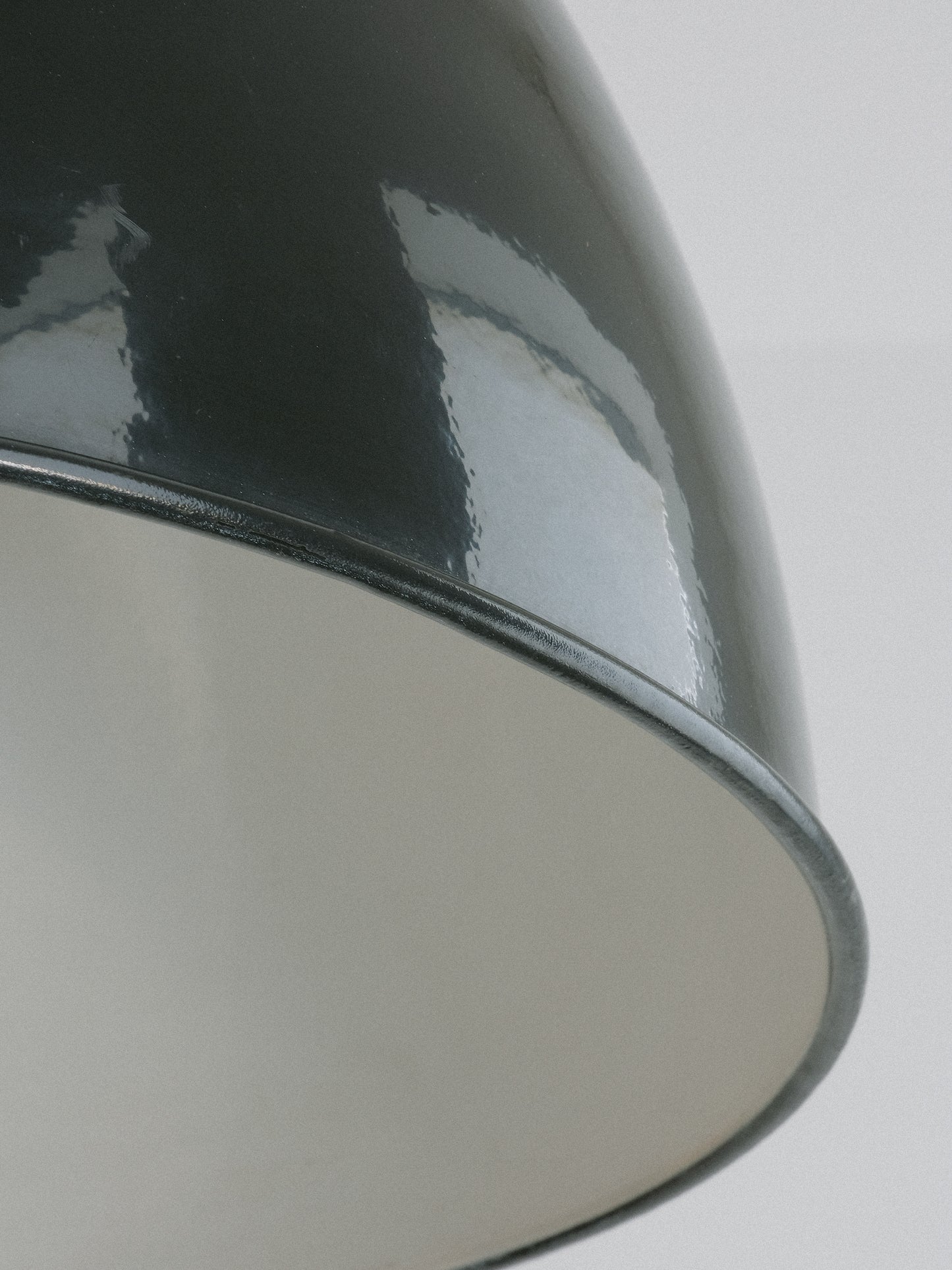Black Enamel Pendant Light
