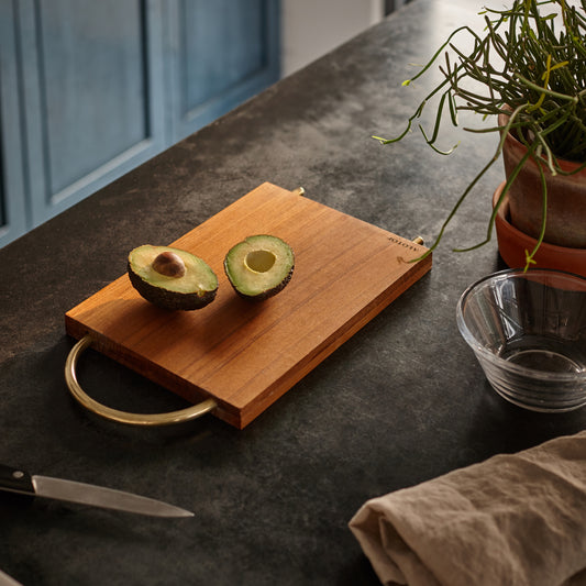 Brass-TeakCuttingBoard