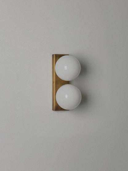 Double Globe Wall Lamp