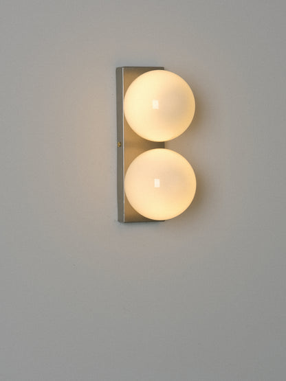 Double Globe Wall Lamp