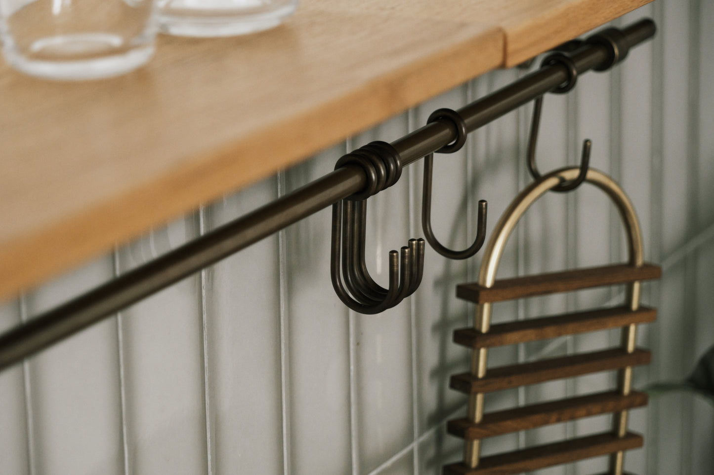 Bronze Kitchen Rail Hook